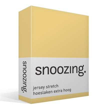 Snoozing drap-housse grand bonnet en jersey stretch