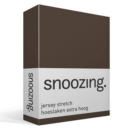 Snoozing drap-housse grand bonnet en jersey stretch