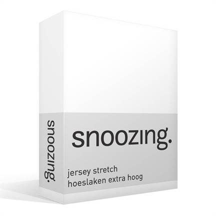 Snoozing drap-housse grand bonnet en jersey stretch
