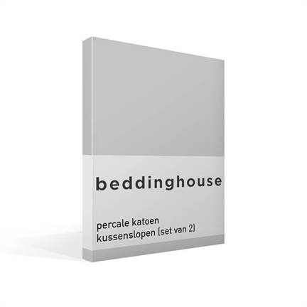 Beddinghouse taies d'oreiller en percale de coton (lot de 2)