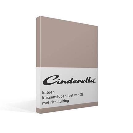 Cinderella Basic taies d’oreiller coton 57 fils (lot de 2)