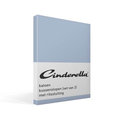 Cinderella Basic taies d’oreiller en coton 57 fils (lot de 2)