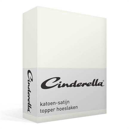 Cinderella drap-housse en satin pour surmatelas