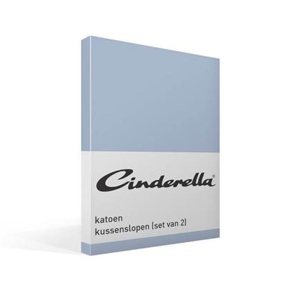 Cinderella Basic taies d’oreiller en coton 57 fils (lot de 2)