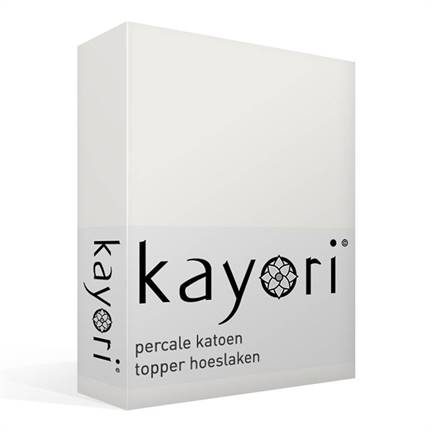 Kayori Shizu drap-housse pour surmatelas en percale de coton