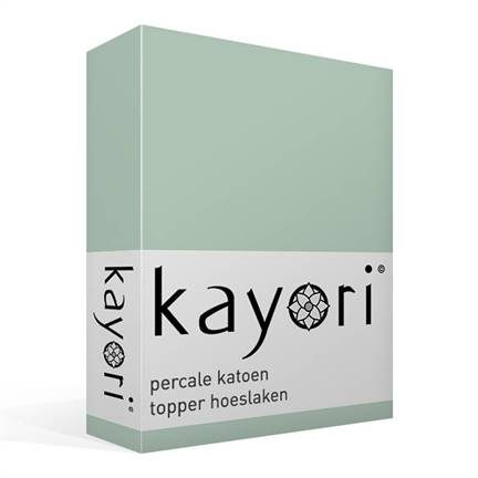 Kayori Shizu drap-housse pour surmatelas en percale de coton