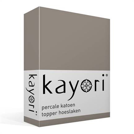 Kayori Shizu drap-housse pour surmatelas en percale de coton bio