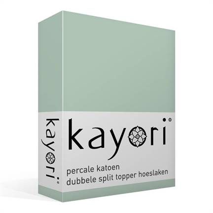 Kayori Shizu drap-housse surmatelas TPR en percale de coton