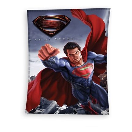 Superman plaid polaire