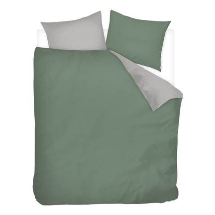 Snoozing Bicolore housse de couette en flanelle