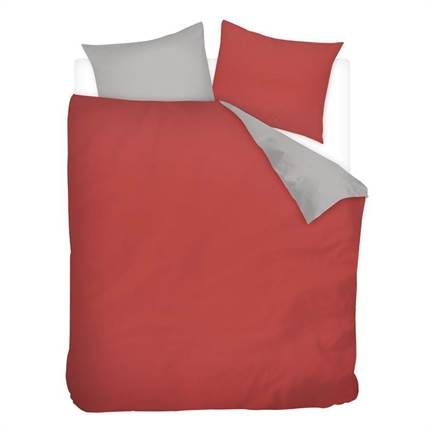 Snoozing Bicolore housse de couette en flanelle