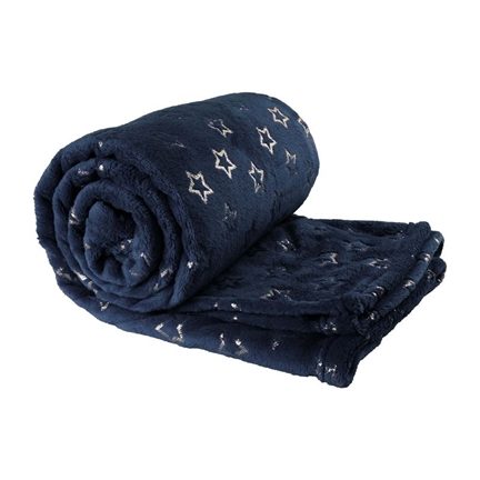 Unique Living Golden Star plaid polaire