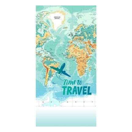 Worldmap serviette de plage