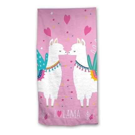 Llama serviette de plage