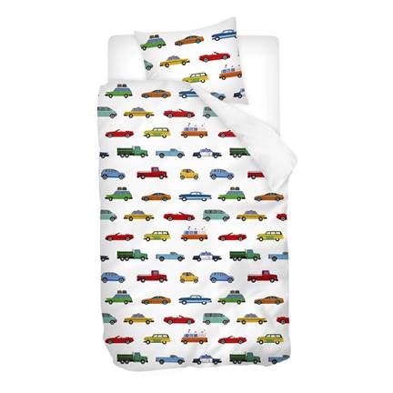 Snoozing Cars housse de couette en flanelle