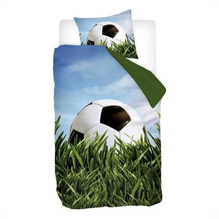 Snoozing Football housse de couette en flanelle