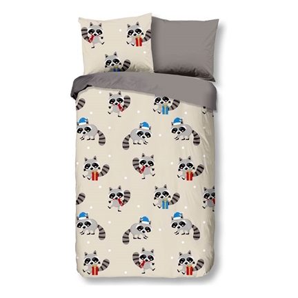 Good Morning Hello housse de couette en flanelle