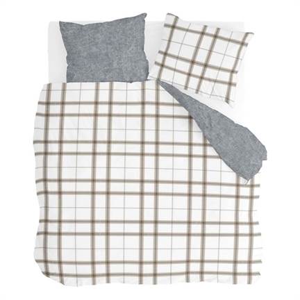 Walra Carreaux Cosy housse de couette en flanelle