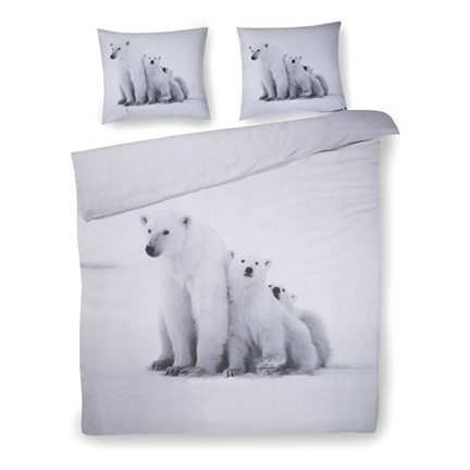 Papillon Ours polaire housse de couette en flanelle