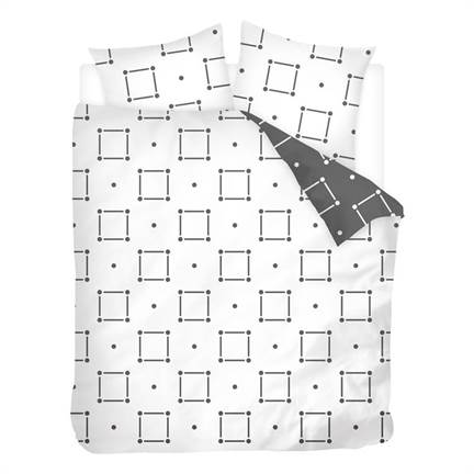 Snoozing Leo housse de couette en flanelle