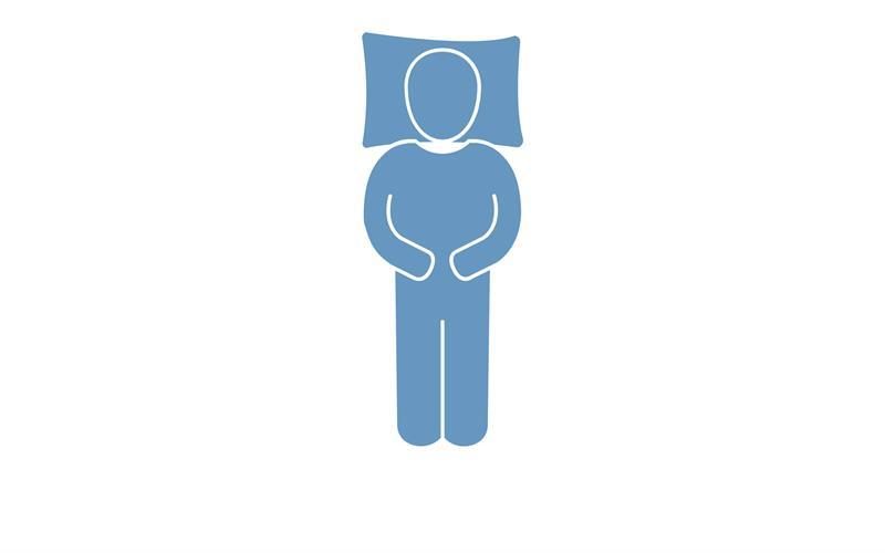 Dormeur sur le dos