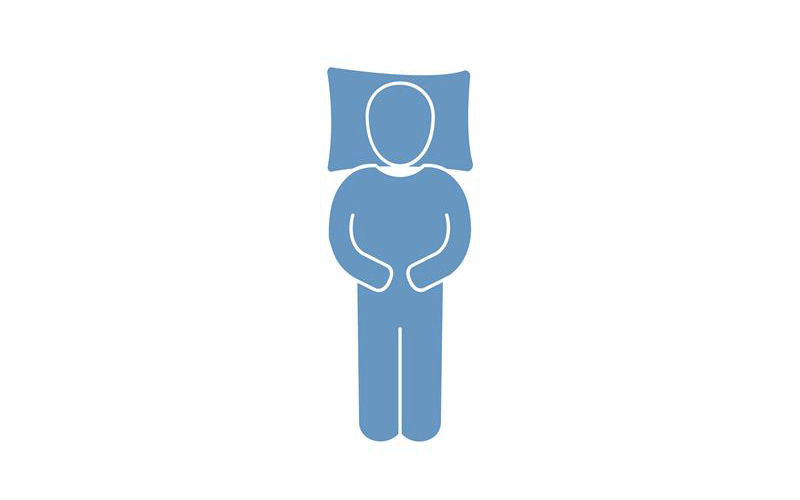 Dormeur sur le dos
