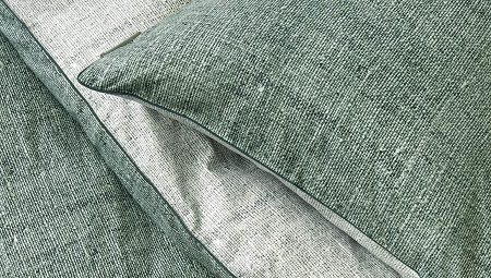 Housse de couette unie réversible