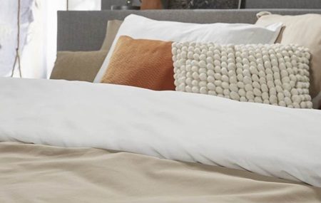 Housse de couette bicolore