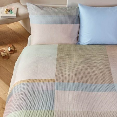 Housse de couette géométrique scandinave