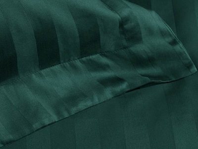 Housse de couette satin à tissage Jacquard