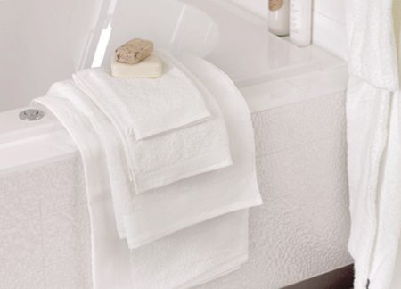 Linge de bain blanc