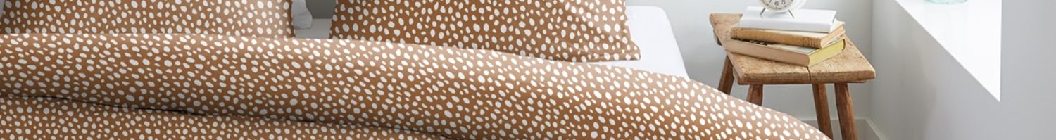 Housse de couette à pois