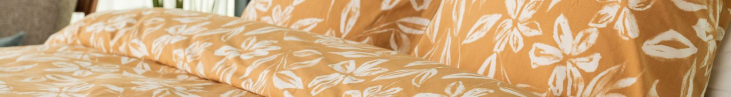 Linge de lit couleur or