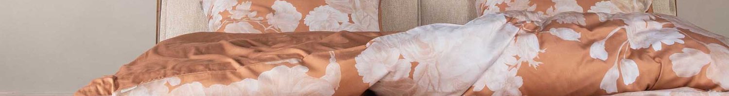 Housse de couette orange