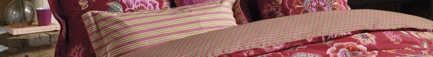 Housse de couette rouge