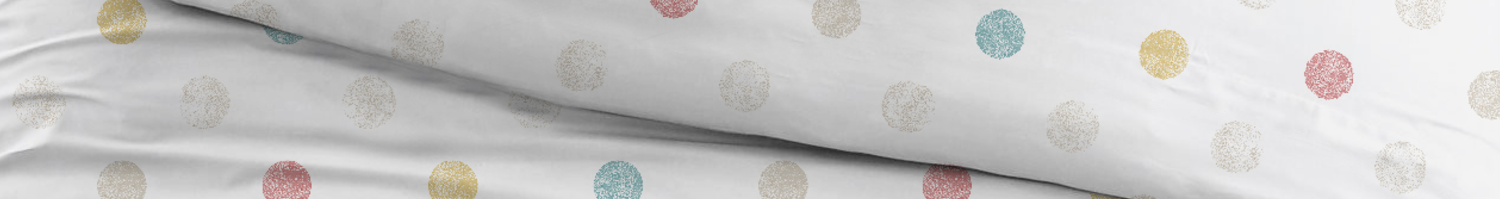 Housse de couette à pois