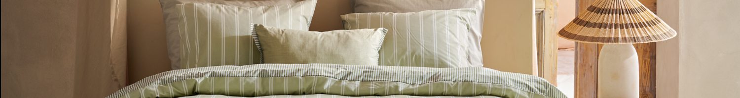 Housse de couette rayures