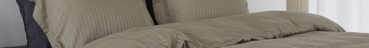 Housse de couette taupe