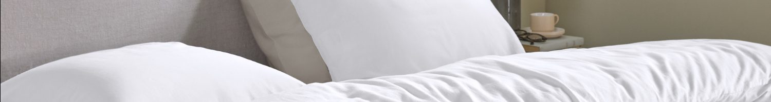 Housse de couette blanche