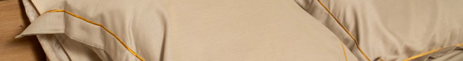 Housse de couette beige