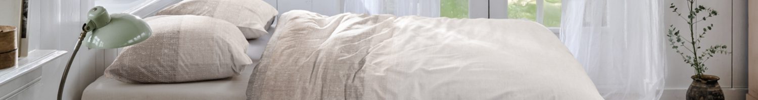 Housse de couette beige