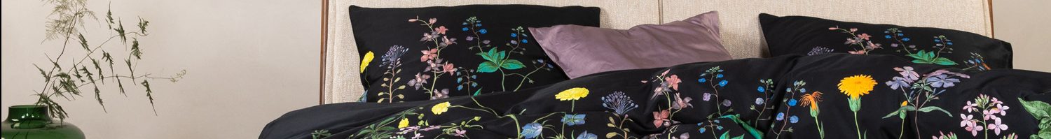 Housse de couette noire