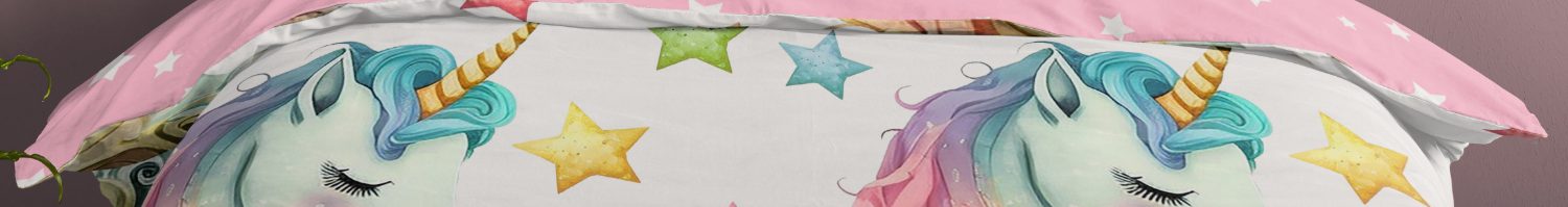 Housse de couette licorne