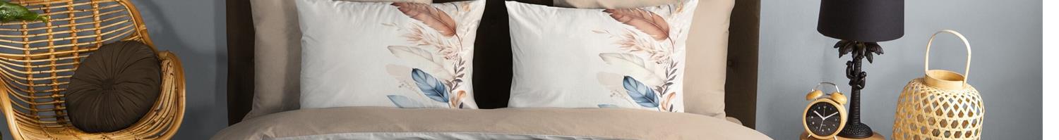 Housses de couette motif à plumes