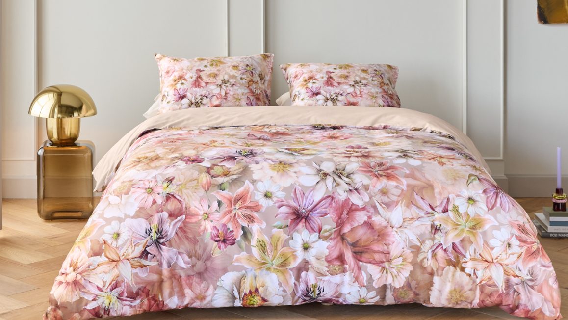 Housse de couette fleurie