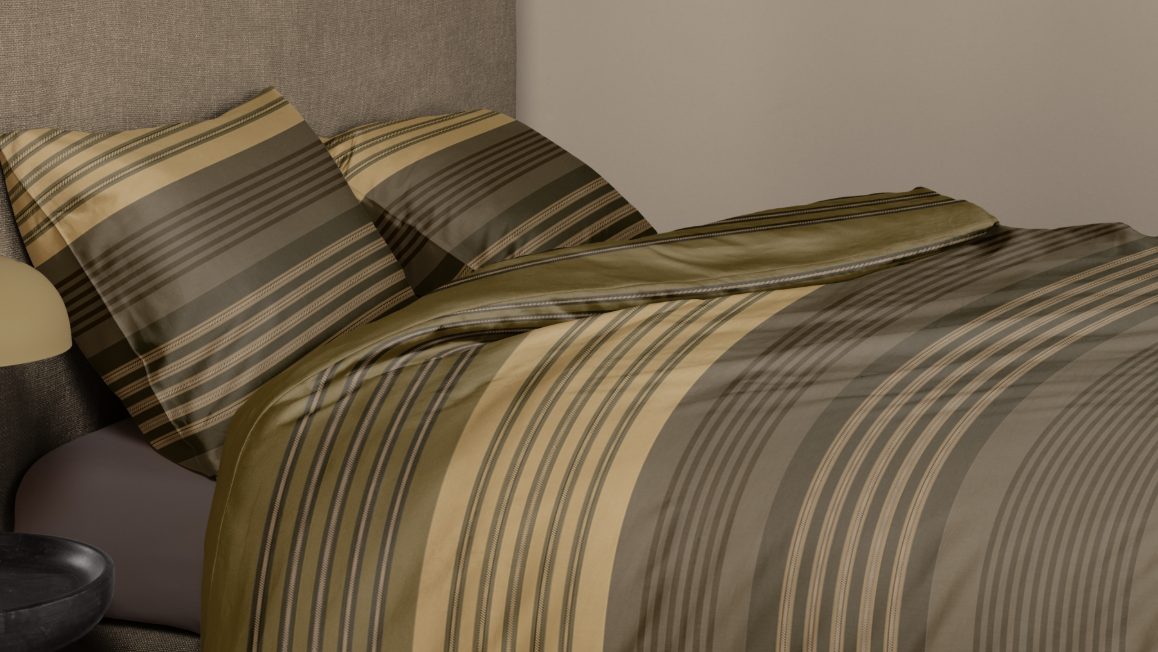 Housse de couette verte