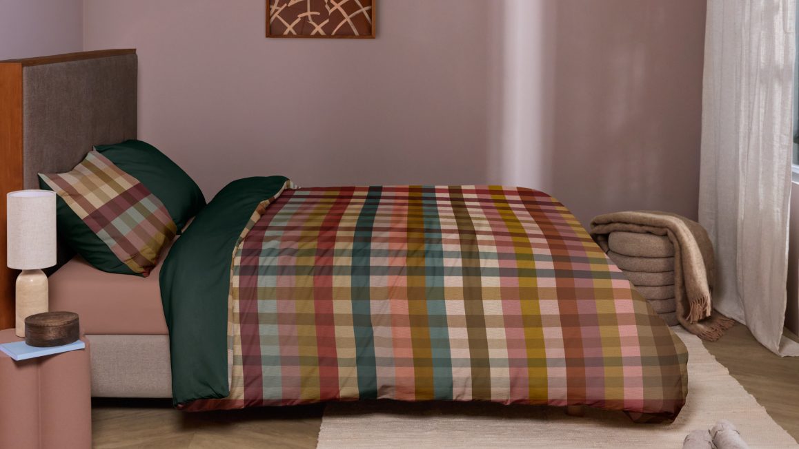 Housse de couette colorée