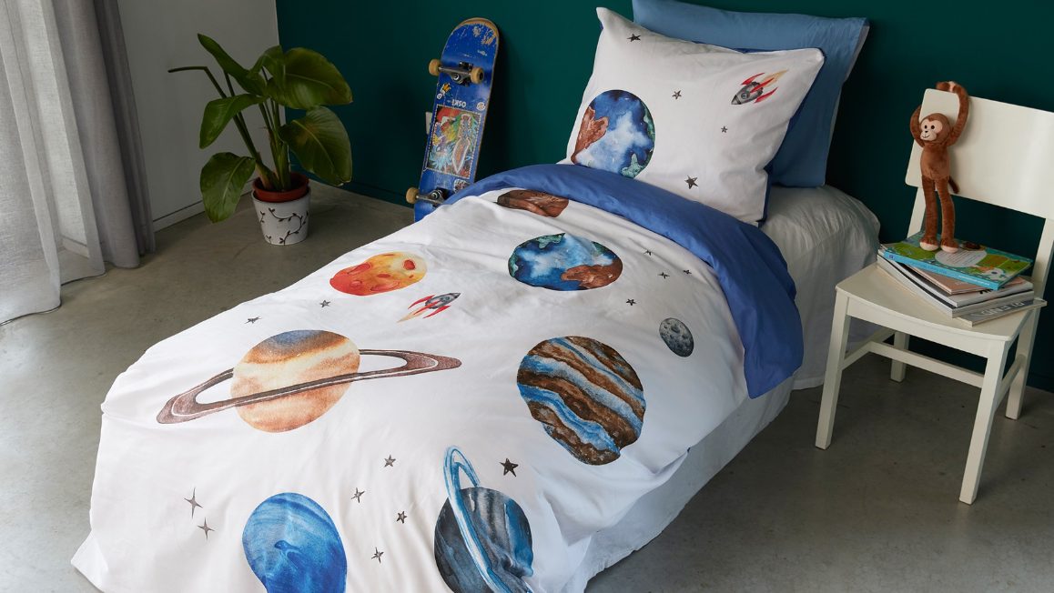 Housse de couette espace