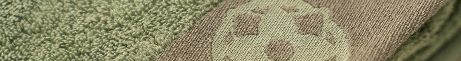 Linge de bain vert