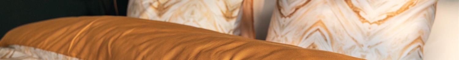 Linge de lit couleur or